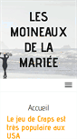 Mobile Screenshot of lesmoineauxdelamariee.com